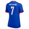 Officiële Voetbalshirt Frankrijk Griezmann 7 Thuis EK 2024 - Dames